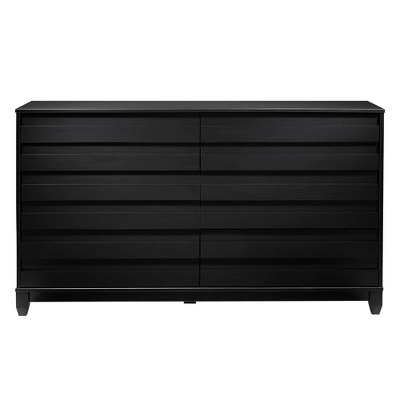 Ilya Solid Wood Modern Panel Front 6 Drawer Dresser - Saracina Home - Image 4