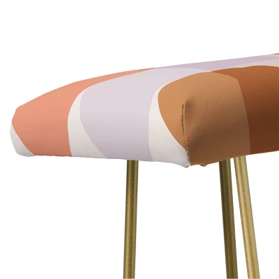 ThirtyOne Illustrations Bench Plum/Tangerine - Deny Designs - Image 2