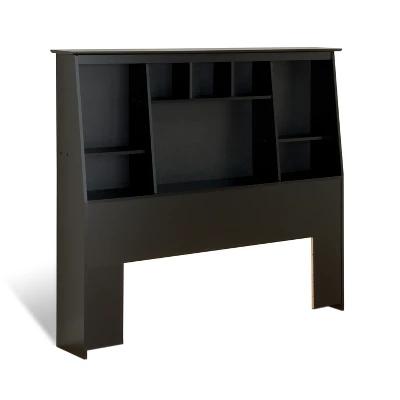 Full/Queen Tall Slant Back Bookcase Headboard - Prepac - Image 3