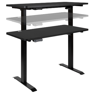 Flash Furniture Electric Height Adjustable Standing Desk - Table Top 48" Wide - 24" Deep - Image 14