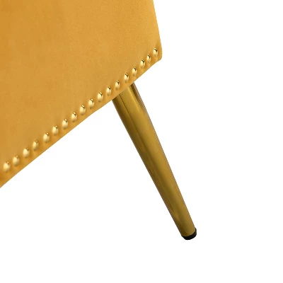 Hippolytus Storage Bench With Nailhead Trim And Button-tufted For Bedroom | ARTFUL LIVING DESIGN - Image 9