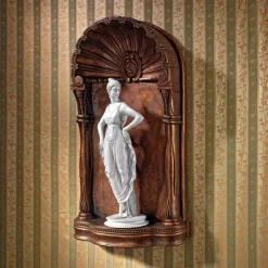 Design Toscano Poli Palace Classic Architectural Wall Niche