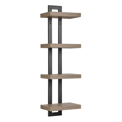 36" X 11" 4 Tier Ladder Bracket Floating Wall Shelf Unit - Danya B. - Image 14