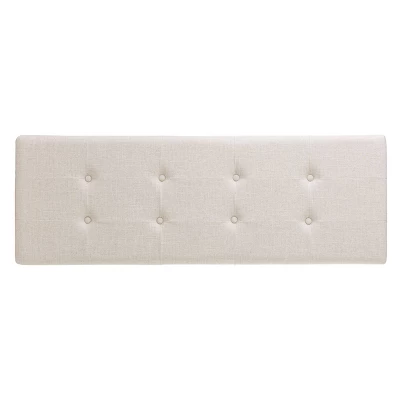 Harrondly Upholstered Entryway Bench Cream/Dark Espresso - Aiden Lane - Image 6