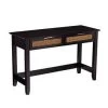 Chekshire Storage Console Black/Natural - Holly & Martin
