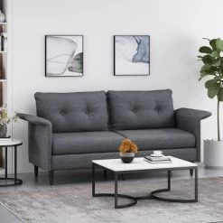 Resaca Contemporary 3 Seater Sofa - Christopher Knight Home
