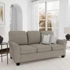 Lorena Upholstered Sofa Greige - Hillsdale Furniture