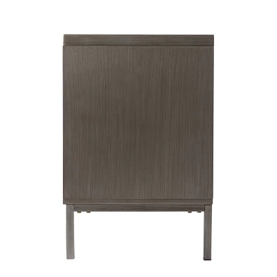 Binsprai Storage TV Stand For TVs Up To 60" Silver - Aiden Lane - Image 5